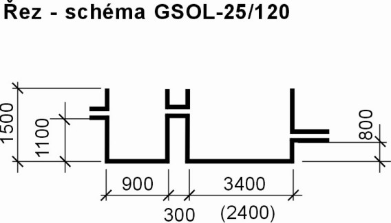 Výkresy: GSOL-25/120 ODLUČOVAČ LEHKÝCH KAPALIN